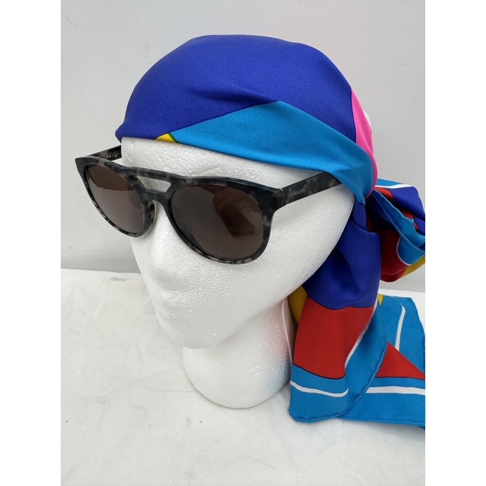 PRADA Tortoise Dark Brown Aviator Frames Sunglasses VH3-8C1 145 3N SPR13T-F 54 - Picture 7 of 13